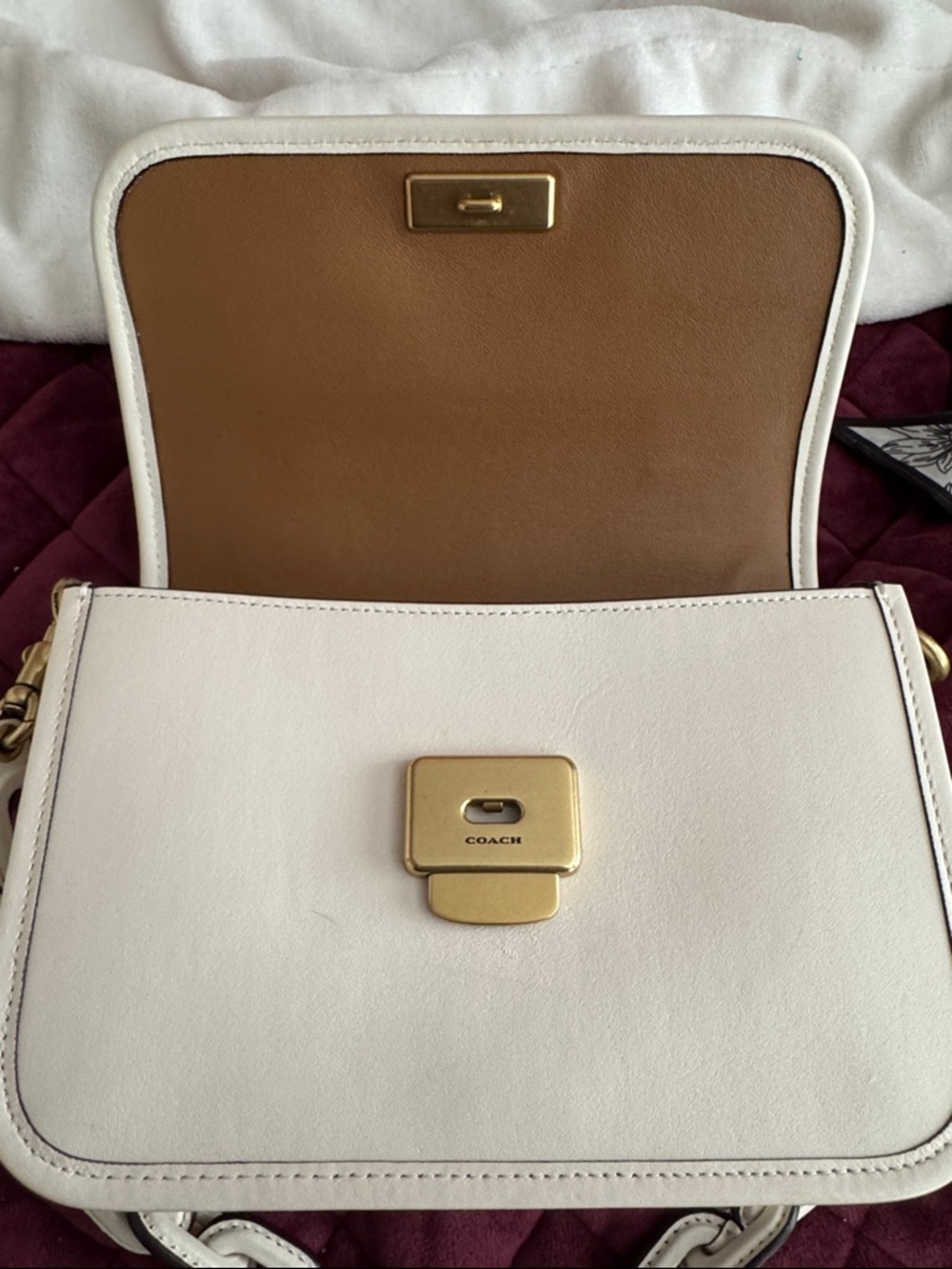 Ivory Coach Rogue Top Handle - Picture 9 of 11